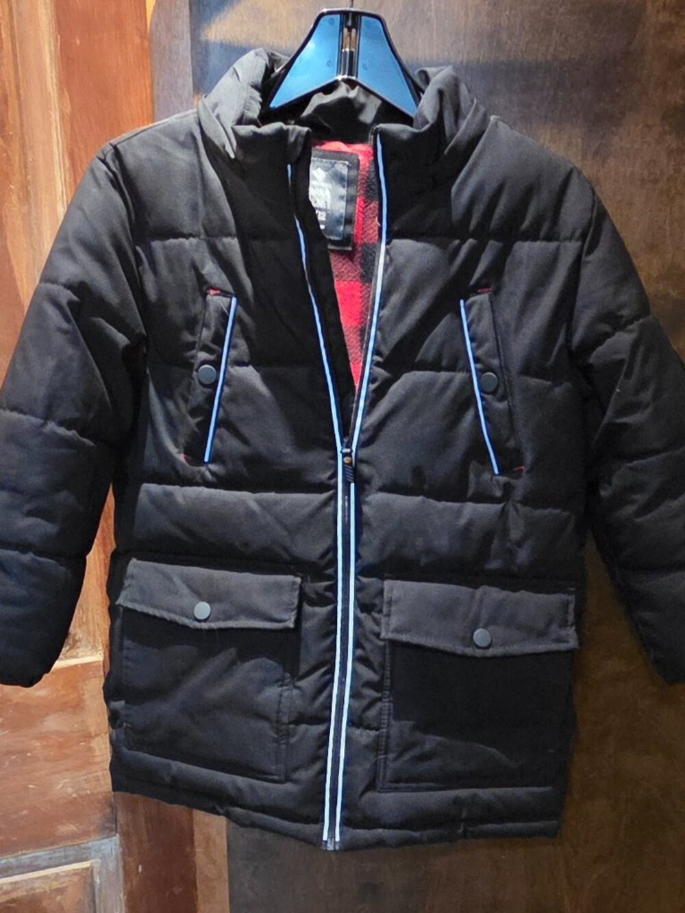 weather-resistant parka jacket, girl or boy